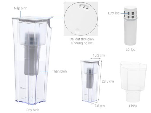 BÌNH LỌC NƯỚC CẦM TAY CLEANSUI EJ101 - 3