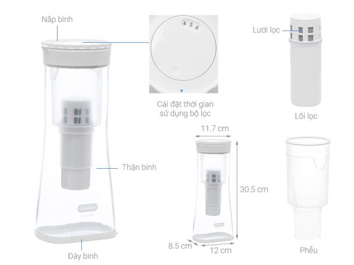 BÌNH LỌC NƯỚC CẦM TAY CLEANSUI EJ102 - 3