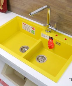 CHẬU RỬA CHÉN CARYSIL TIP2-06/YELLOW (VÀNG) - 7 CARYSIL TIP2-06/YELLOW