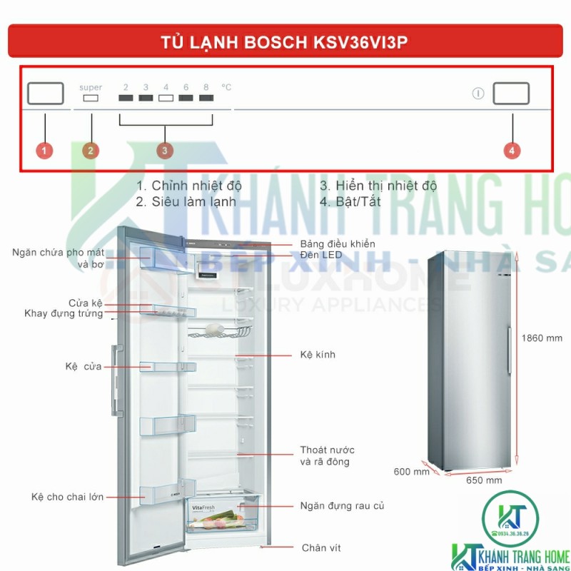 Tủ lạnh Bosch