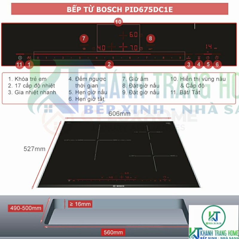 Bếp từ Bosch 