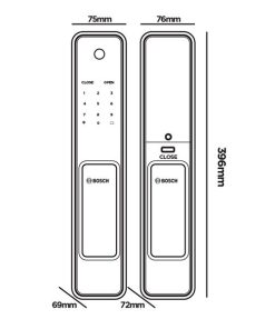 Khóa Vân Tay BOSCH EL500 EU - 12 Khóa Vân Tay BOSCH EL500 EU - 11
