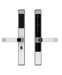 KHÓA CỬA VÂN TAY HUBERT HB CN39 SILVER GRAY