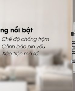 Khóa cửa vân tay BOSCH FU 750BK - 22 Khóa cửa vân tay BOSCH FU 750BK - 21