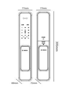 Khóa điện tử BOSCH EL 600F EU - 12 Khóa điện tử BOSCH EL 600F EU - 11
