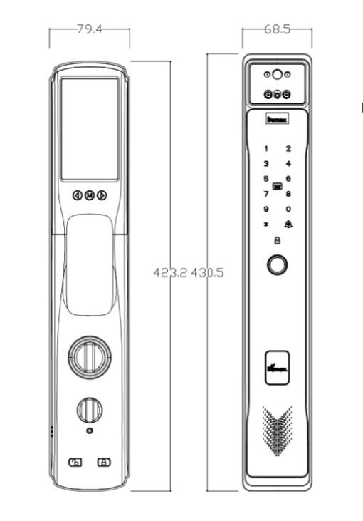 KHÓA THÔNG MINH DEMAX SL818 AC