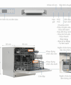 MÁY RỬA BÁT JUNGER DWJ-100 - 15