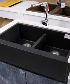 CHẬU RỬA CHÉN CARYSIL REC2-03/NERA (ĐEN) - 7 CARYSIL REC2-03/NERA