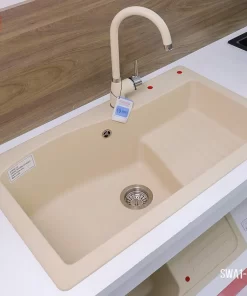 CHẬU RỬA CHÉN CARYSIL SWA1-18/CHAMPAGNE (VÀNG KEM) - 8 CARYSIL SWA1-18/CHAMPAGNE