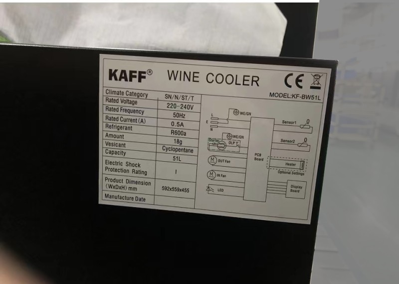 Tủ bảo quản rượu mini KAFF SIEG KF BW51L - 27