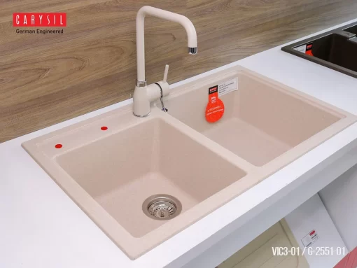 VÒI RỬA CARYSIL G-2551-01/CORNFLAKES (MÀU MUỐI ỚT) - 4