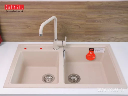 VÒI RỬA CARYSIL G-2551-01/CORNFLAKES (MÀU MUỐI ỚT) - 6