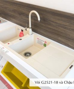 VÒI RỬA CARYSIL G-2521-18/CHAMPAGNE (VÀNG KEM) - 8 CARYSIL G-2521-18/CHAMPAGN