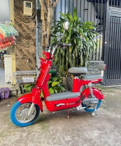 XE ĐẠP ĐIỆN MÀU ĐỎ