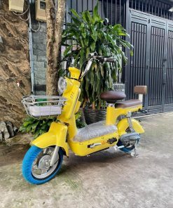 XE ĐẠP ĐIỆN MÀU VÀNG