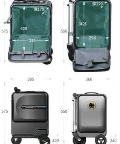 VALI ĐIỆN AIRWHEEL SE3 MINI T MÀU ĐEN - 96 VALI ĐIỆN AIRWHEEL SE3 MINI T MÀU ĐEN - 95