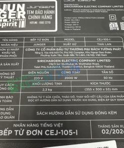 BẾP TỪ ĐƠN JUNGER CEJ-105-I - 36 BẾP TỪ ĐƠN JUNGER CEJ-105-I - 35