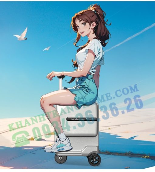 VALI ĐIỆN AIRWHEEL SE3 MINI T MÀU BẠC - 57