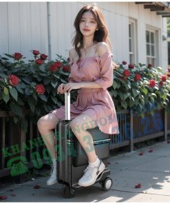 VALI ĐIỆN AIRWHEEL SE3 MINI T MÀU ĐEN - 134 VALI ĐIỆN AIRWHEEL SE3 MINI T MÀU ĐEN - 133