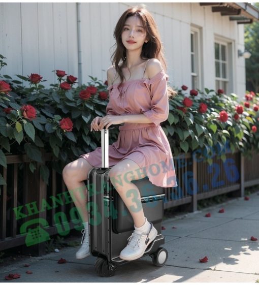 VALI ĐIỆN AIRWHEEL SE3 MINI T MÀU BẠC - 59