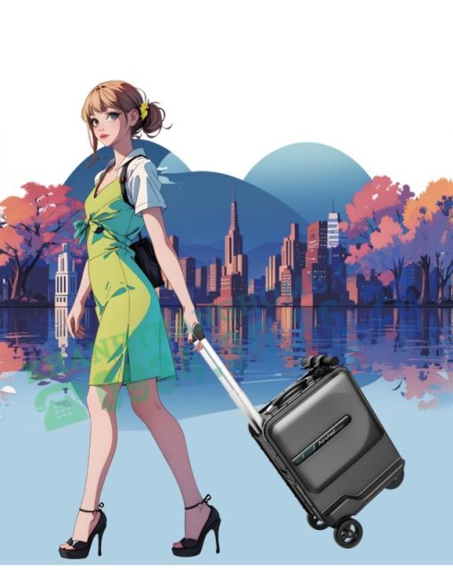 VALI ĐIỆN AIRWHEEL SE3 MINI T MÀU BẠC - 79
