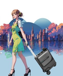 VALI ĐIỆN AIRWHEEL SE3 MINI T MÀU ĐEN - 156 VALI ĐIỆN AIRWHEEL SE3 MINI T MÀU ĐEN - 155