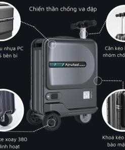 VALI ĐIỆN AIRWHEEL SE3 MINI T MÀU HỒNG - 226 VALI ĐIỆN AIRWHEEL SE3 MINI T MÀU HỒNG - 225