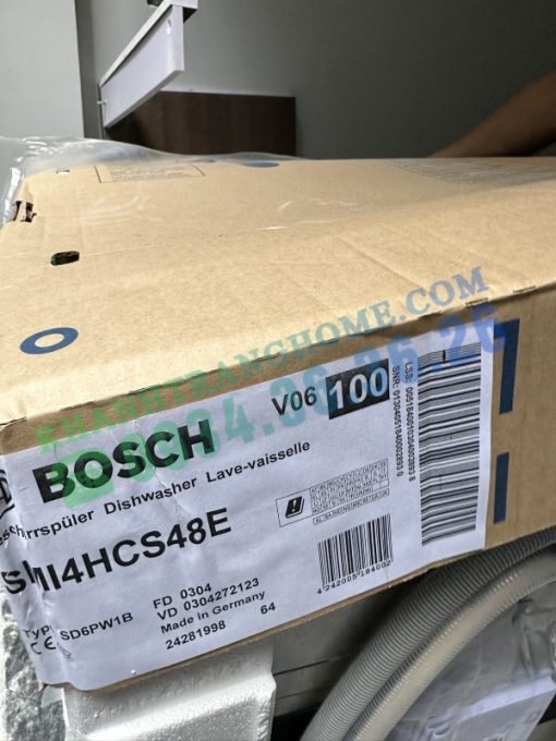 Máy rửa bát bán âm Bosch SMI4HCS48E serie 4 - 54