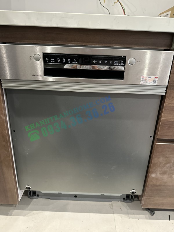 Máy rửa bát bán âm Bosch SMI4HCS48E serie 4 - 186