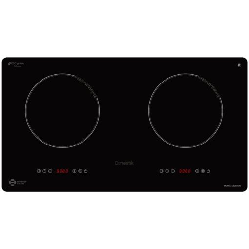 BẾP TỪ ĐÔI DMESTIK ML207 DKI BO VIỀN 4 CẠNH