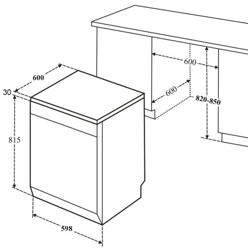 MÁY RỬA BÁT BINOVA BI-1102DWS
