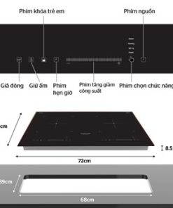 BẾP ĐÔI ĐIỆN TỪ SUNHOUSE SHB DI05 - 5 BẾP ĐÔI ĐIỆN TỪ SUNHOUSE SHB DI05