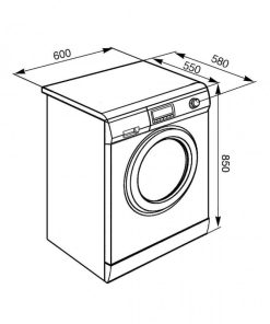 Máy giặt kết hợp sấy độc lập SMEG LSF147E 536 94 567 - 4 MÁY GIẶT KẾT HỢP SẤY ĐỘC LẬP SMEG LSF147E 536 94 567