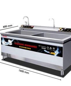 Máy rửa bát công nghiệp Texgio TGU 1500XD - 4 MÁY RỬA BÁT CÔNG NGHIỆP TEXGIO TGU 1500XD