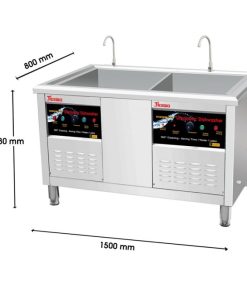Máy Rửa Chén Bát Công Nghiệp Texgio TGU 1500SD UD - 4 MÁY RỬA CHÉN BÁT CÔNG NGHIỆP TEXGIO TGU 1500SD UD