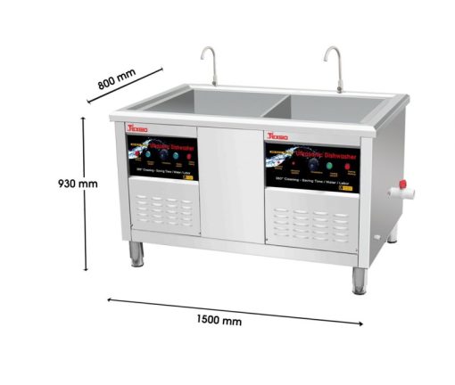MÁY RỬA CHÉN BÁT CÔNG NGHIỆP TEXGIO TGU 1500SD UD