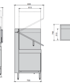 MÁY RỬA CHÉN CÔNG NGHIỆP TEXGIO CDW1190