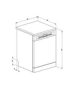 MÁY RỬA CHÉN ĐỘC LẬP SMEG LVS222XIN 536 24 563 - 4 MÁY RỬA CHÉN ĐỘC LẬP SMEG LVS222XIN 536 24 563
