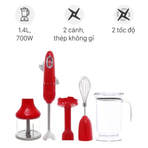 MÁY XAY CẦM TAY SMEG HBF02RDEU 535 43 619