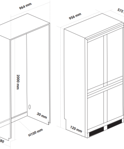 TỦ LẠNH ÂM TOÀN PHẦN KAFF KF BI540W LUXURY