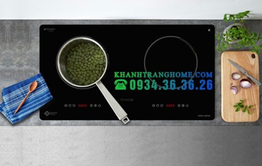 BẾP TỪ ĐÔI DMESTIK ML207 DKI BO VIỀN 4 CẠNH