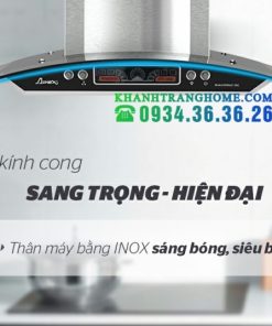 MÁY HÚT MÙI KÍNH CONG SUNHOUSE APEX APB6601 90C
