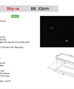 BẾP TỪ BAUER BE 326SS - 8 BẾP TỪ BAUER BE 326SS - 7