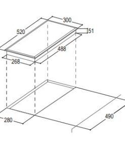 BẾP TỪ DOMINO BAUER BE 32DI - 7