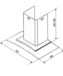 HÚT MÙI BAUER BC 70SBL - 8 HÚT MÙI BAUER BC 70SBL - 7