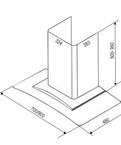 MÁY HÚT MÙI BAUER BC 90ECO - 6 MÁY HÚT MÙI BAUER BC 90ECO - 5