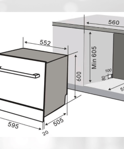 MÁY RỬA BÁT BAUER BW 2680F - 7