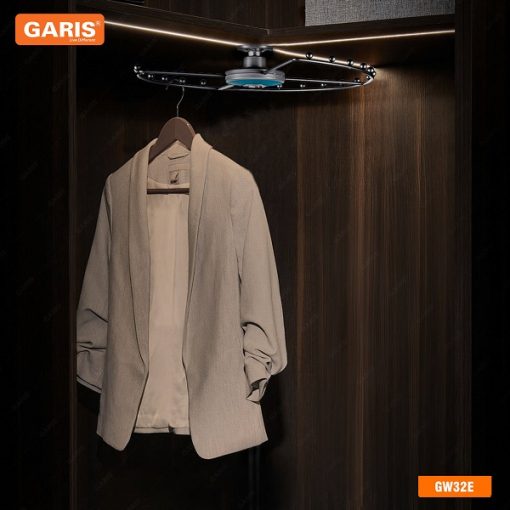 GIÁ XOAY TREO GÓC TỦ QUẦN ÁO GARIS GW32E - 5