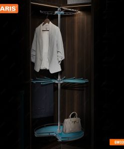 GIÁ XOAY TREO GÓC TỦ QUẦN ÁO GARIS GW33E