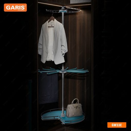 GIÁ XOAY TREO GÓC TỦ QUẦN ÁO GARIS GW33E - 1